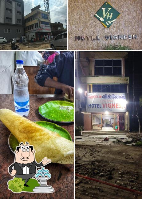 The exterior of Hotel Sri Nandhana Vignesh