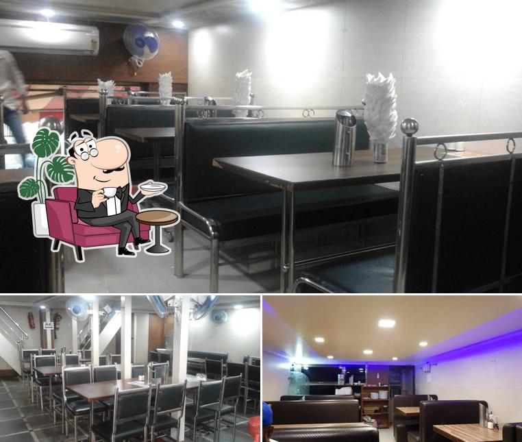 The interior of A-1 Famous Dum Biryani