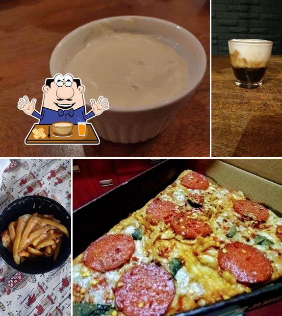 Clam chowder at The Mighty Slice