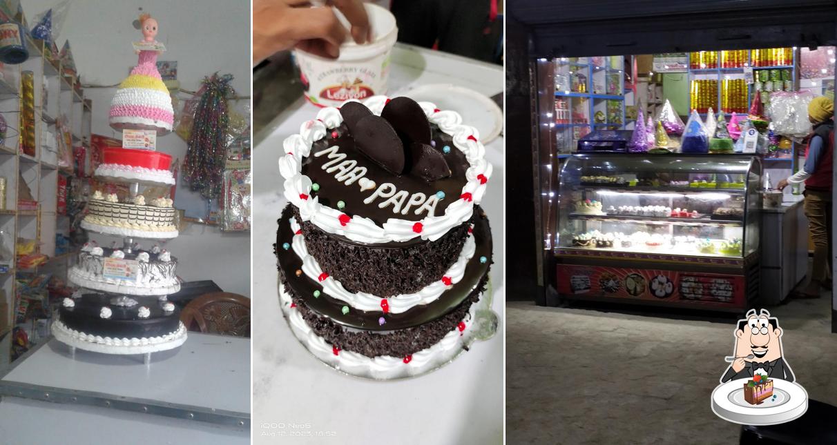 Chocolate cake at Deepak Bakery