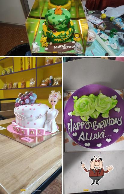 Food at Honeybee cakes