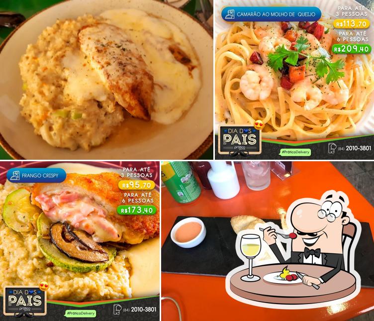 Comida em Restaurante Prático Gourmet