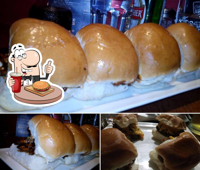 Get a burger at 015's Cafe