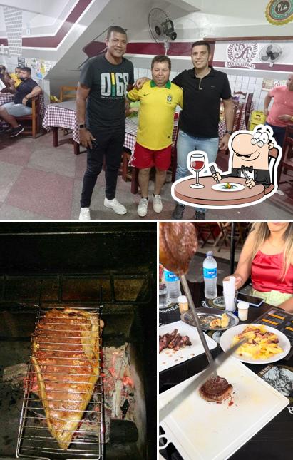 Confira a imagem mostrando comida e interior no Bar do Alemão e Rony