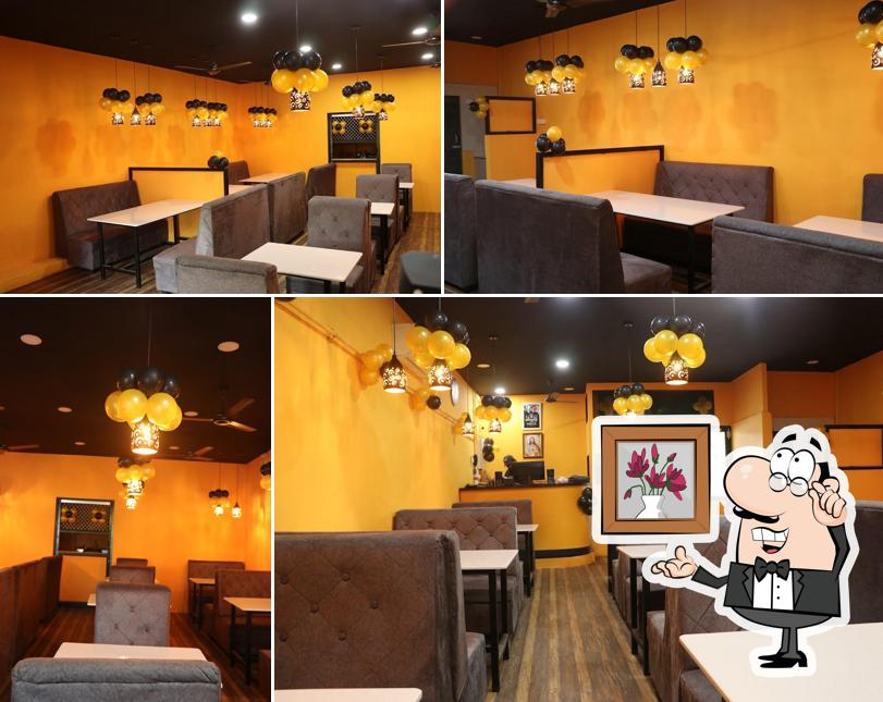 The interior of B4 Briyani