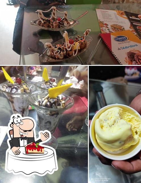 Celebrations serves a range of desserts