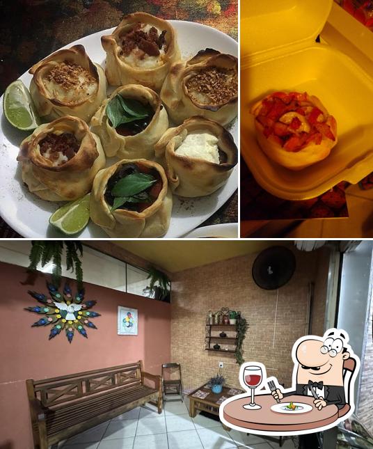 A imagem a Esfihas Gourmet Olímpia’s comida e interior