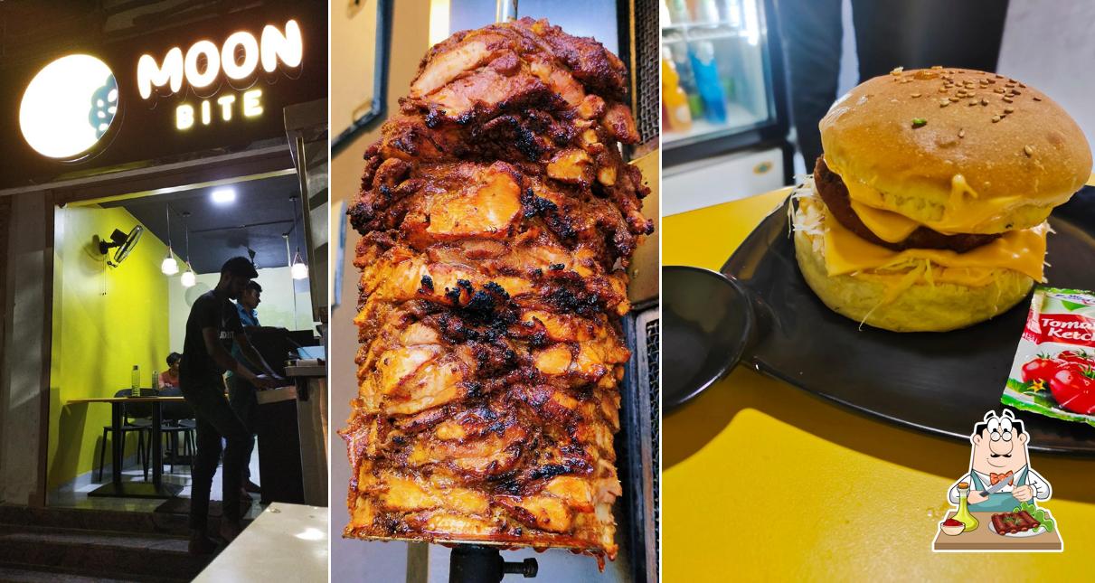 Baby back ribs at Moon Bite