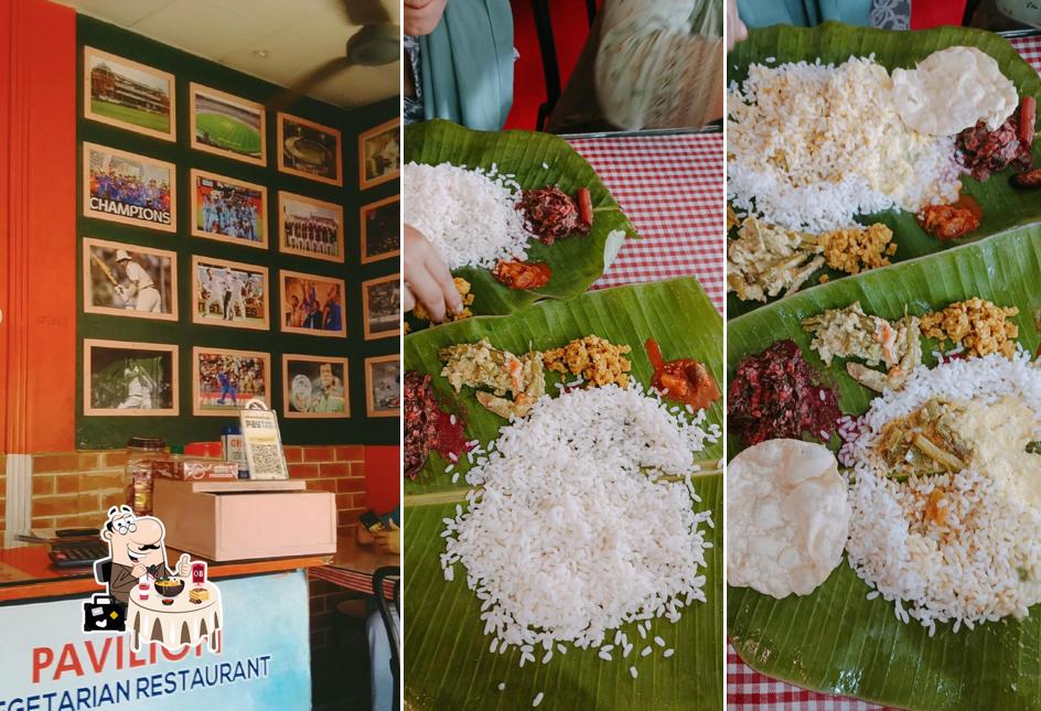 Food at Pavilion Vegetarian Hotel