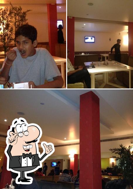 The interior of Sri Udaya Shankar Restaurant