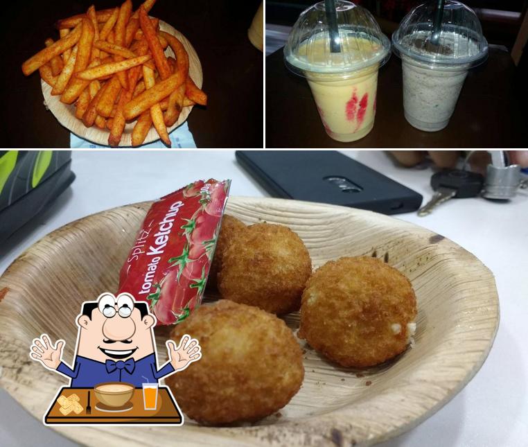 The restaurant's food and beverage