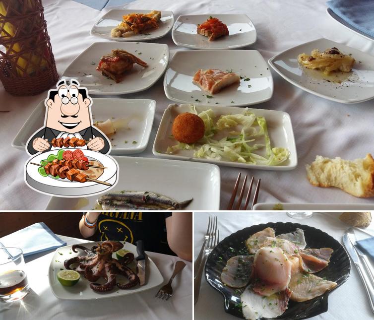 Platti al Ristorante a Lampara