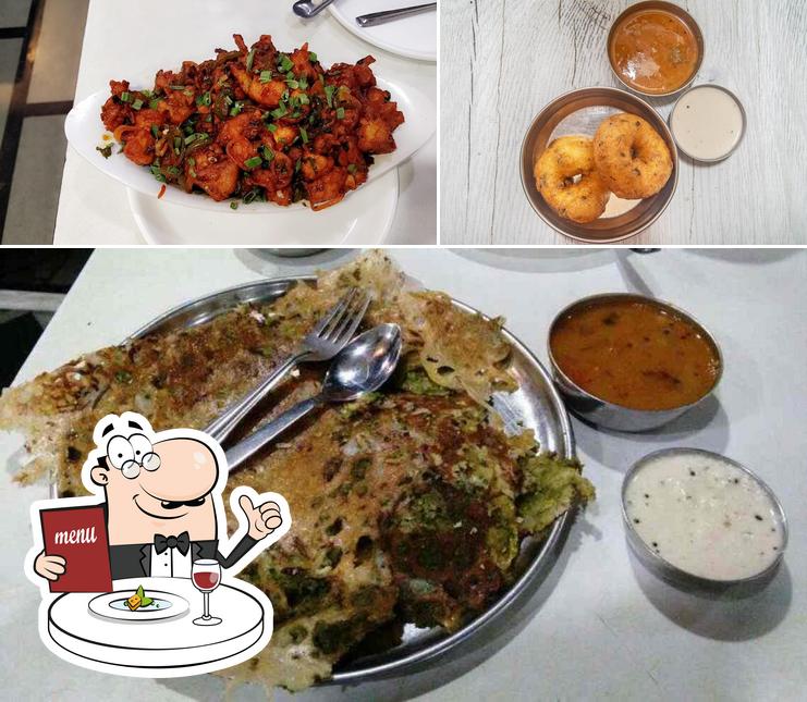 Food at Udipi Refreshment