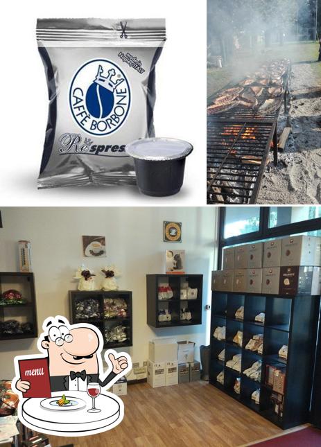 La immagine della cibo e interni di capsule caffe compatibili