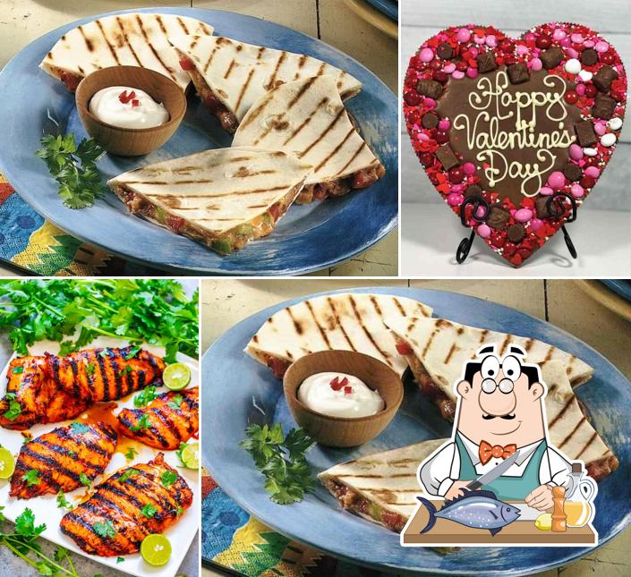 Grilled salmon at Lil star pizza : Best Pizza Restaurant Jalandhar Couple Point