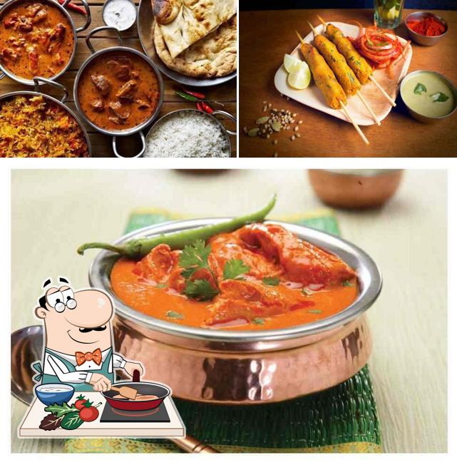 Chicken curry at Moti Mahal Delux