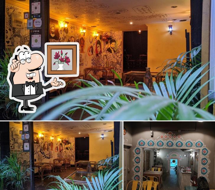 The interior of Mud - The Retro Cafe