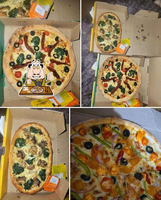 At Olio-the wood fired pizzeria, you can get pizza