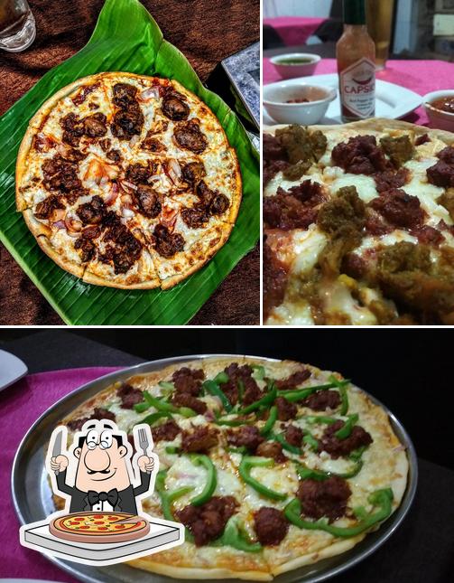 Order pizza at DishaS