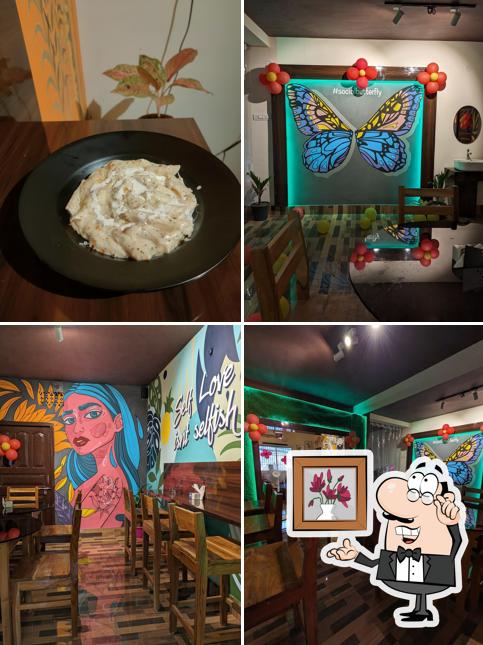 The image of interior and food at Hungerian