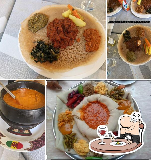 Platti al Ristorante Eritrea e Etiope Pizzeria Abissinia