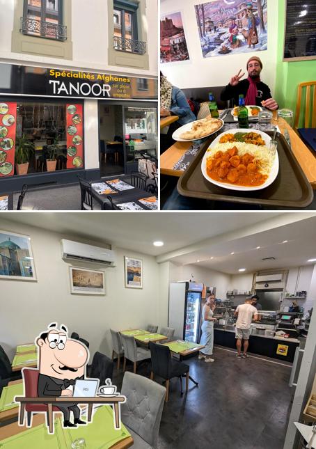 Gli interni di Tanoor Restaurant