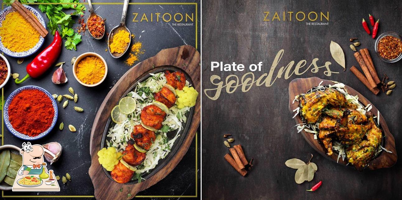 Food at Zaitoon The Restaurant