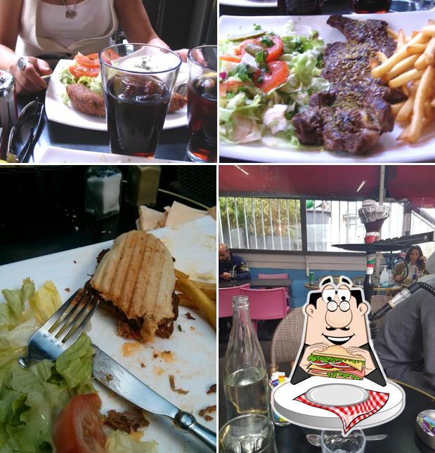 Mangez un sandwich à Elise Restaurant turque Chicha