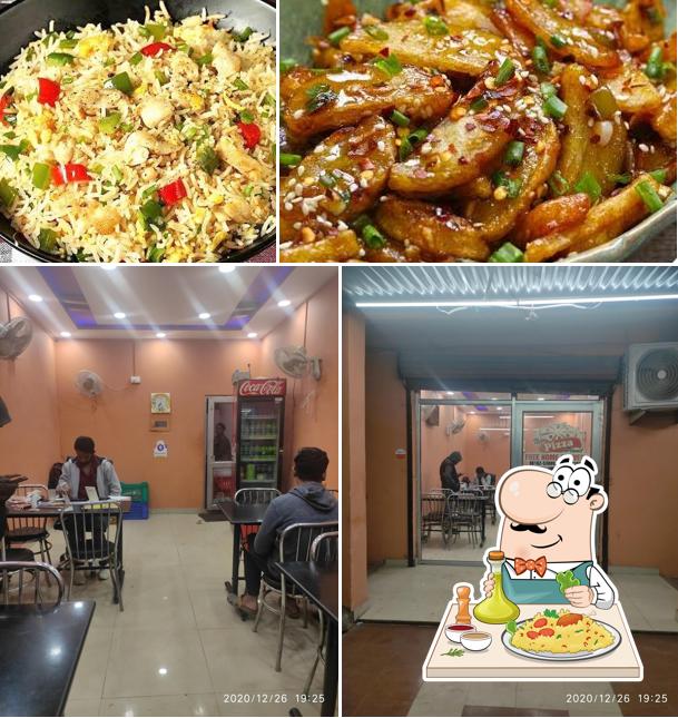 Food at New Pizza Planet
