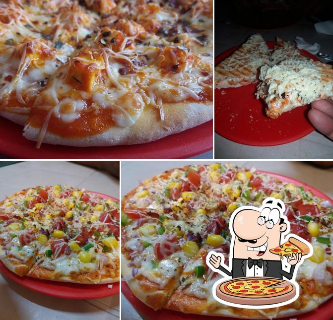Pick pizza at Chaat Baat