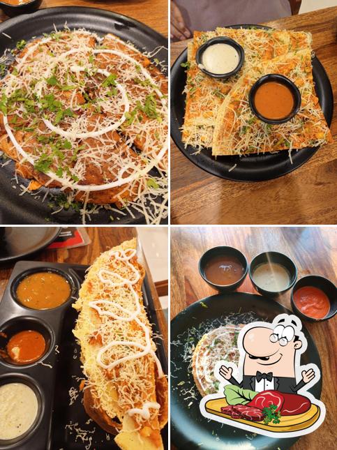 Beef carpaccio at Dosa Crush Best Dosa in Jaipur