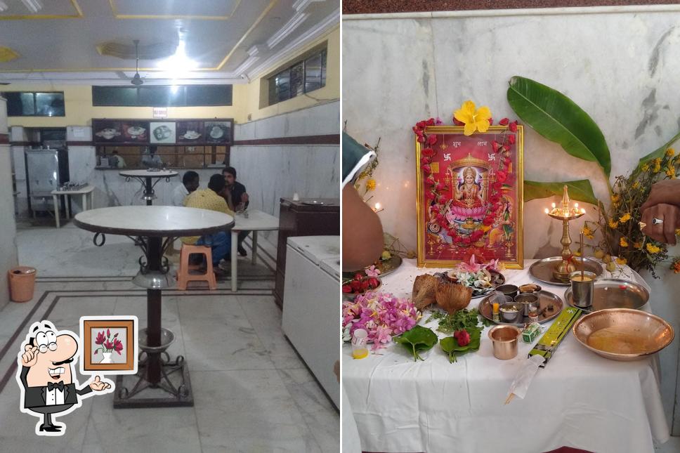 The interior of Krishna Prabhu Hotel