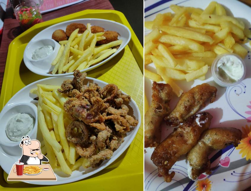 Try out French fries at Pasta & Fish'n'Chips