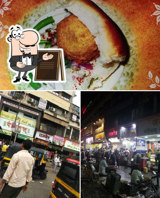 The exterior of Ramdev Snacks Corner