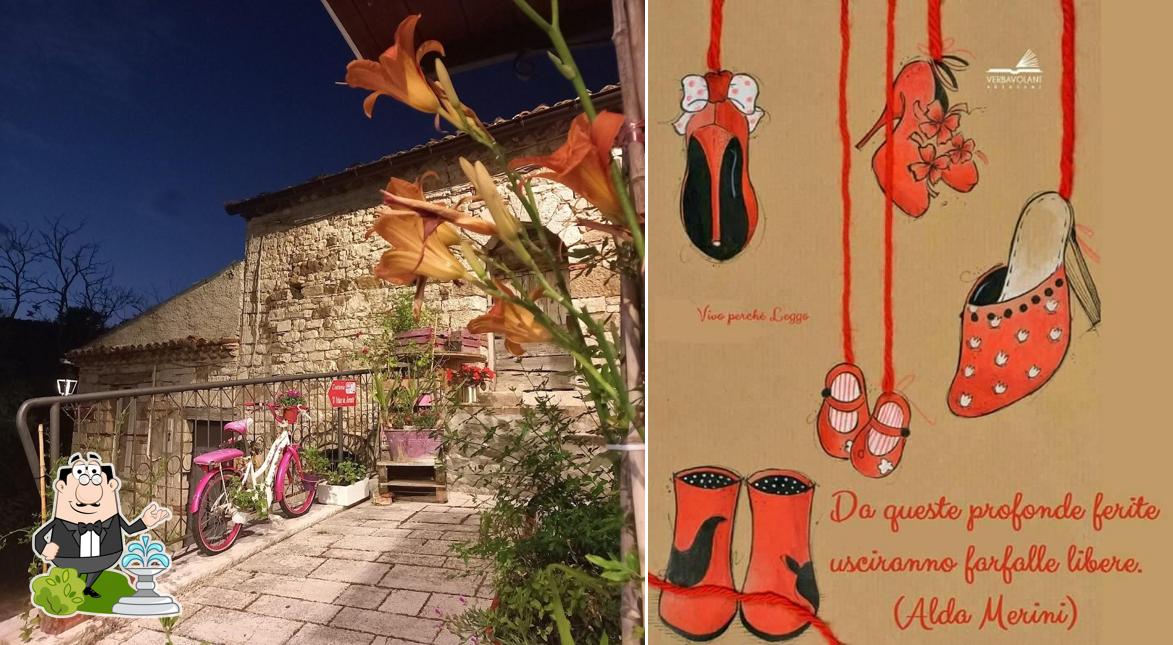 Goditi la vista dagli esterni di Trattoria U Vettare Du Merrutte