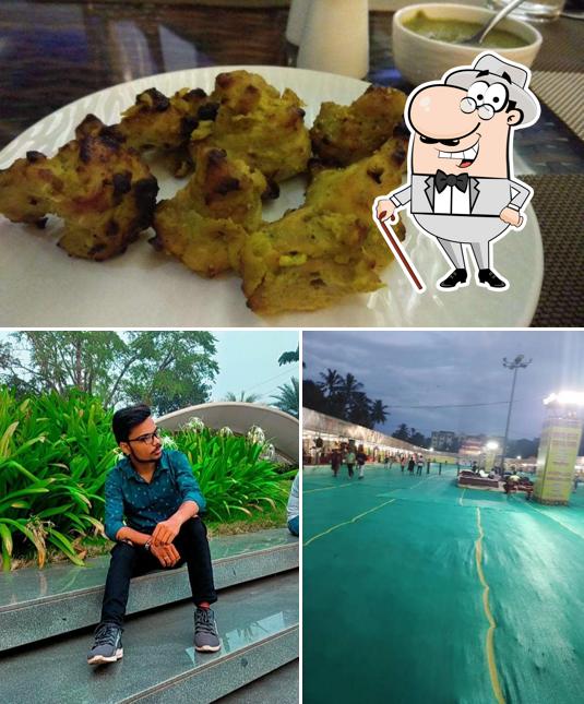 Among different things one can find exterior and food at Galeria Cafe Shop