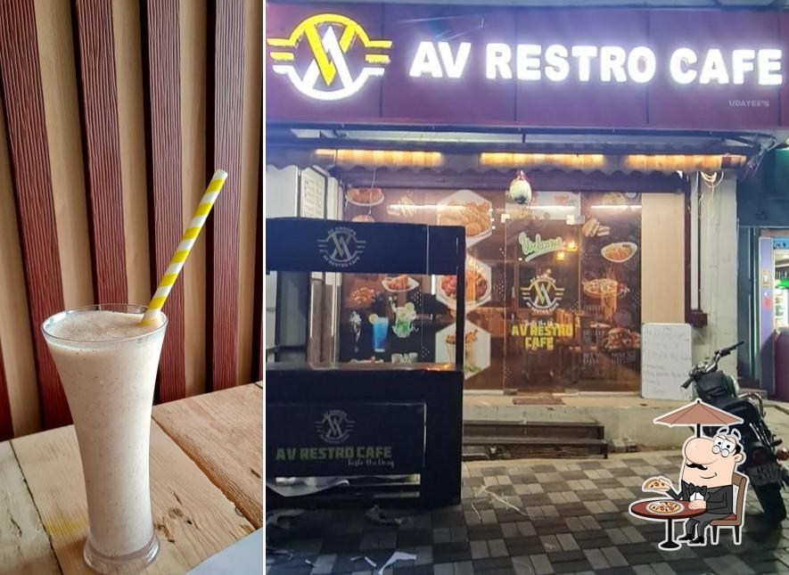 The exterior of AV Restrocafe
