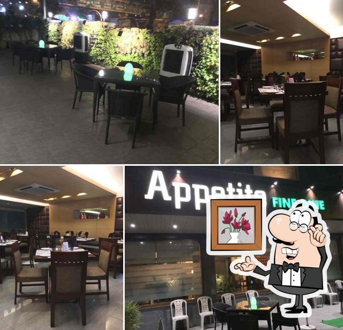 Check out how Appetite Fine Dine looks inside
