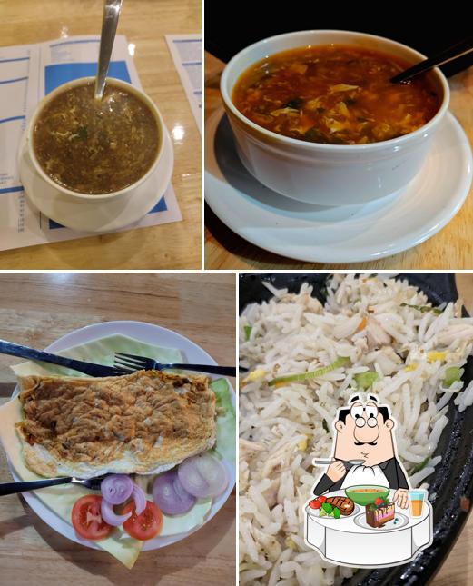 Hot and sour soup at Bluebee RestoCafe