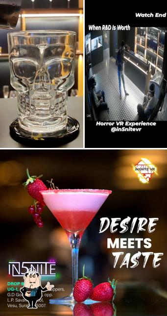 Enjoy a drink at In5nite VR - Cafe & VR Zone