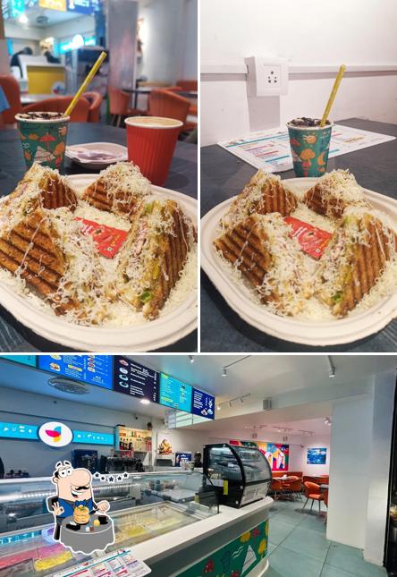 The restaurant's food and interior