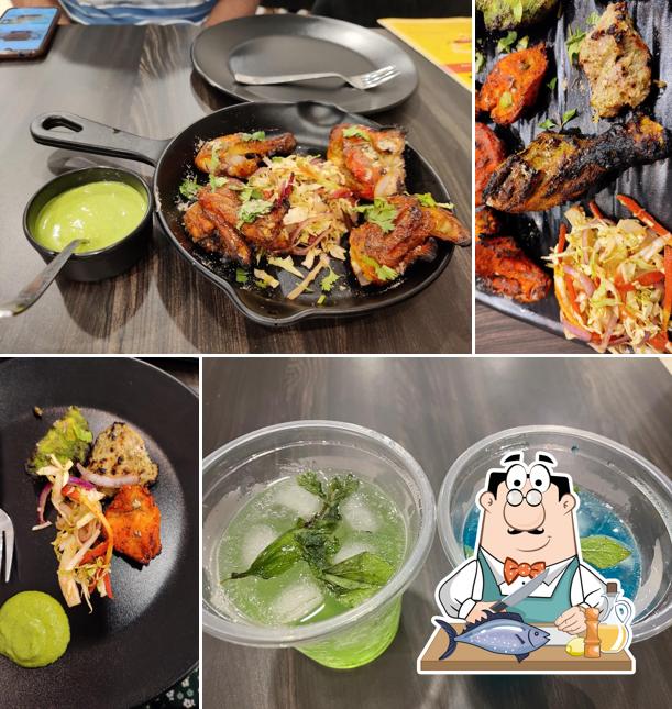 Grilled salmon at The Marinated