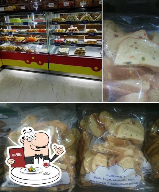 Food at V.P. Madhura Bakery & Restaurant