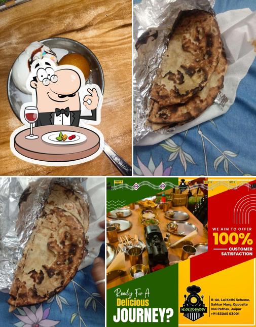 Meals at Vegetrainian - The Train Restaurant