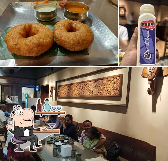 Take a seat at one of the tables at ANNA Idli