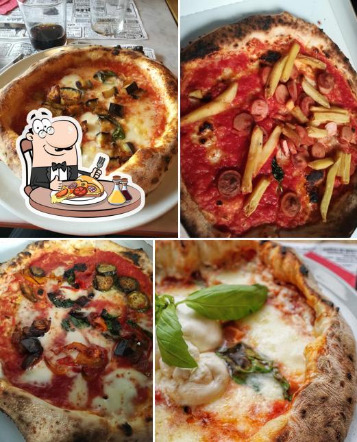 A Braci e Taci - Steakhouse Pizzeria, puoi ordinare una bella pizza