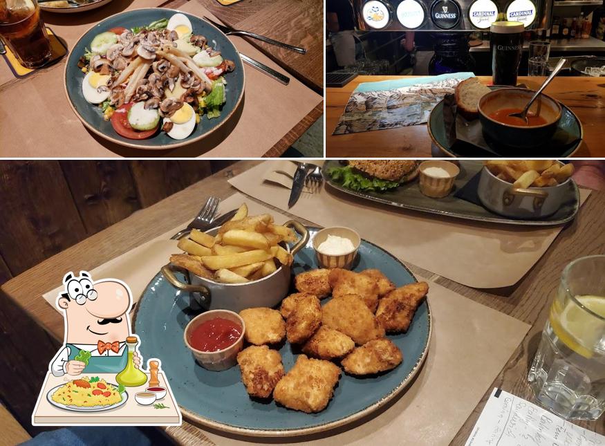 Cibo al Brown Cow Pub