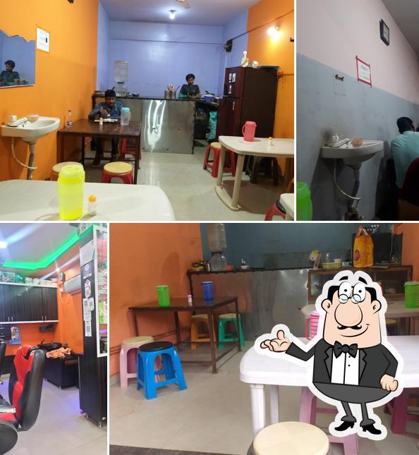 The interior of Bihari Hotel And Mess