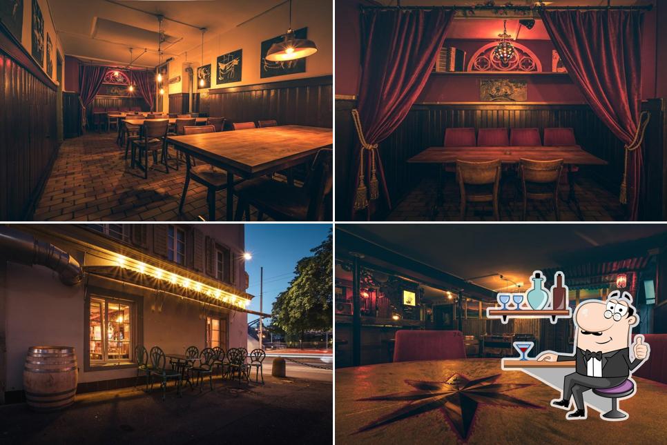 Siediti a un tavolo di Hafenbar zur Metzgerhalle