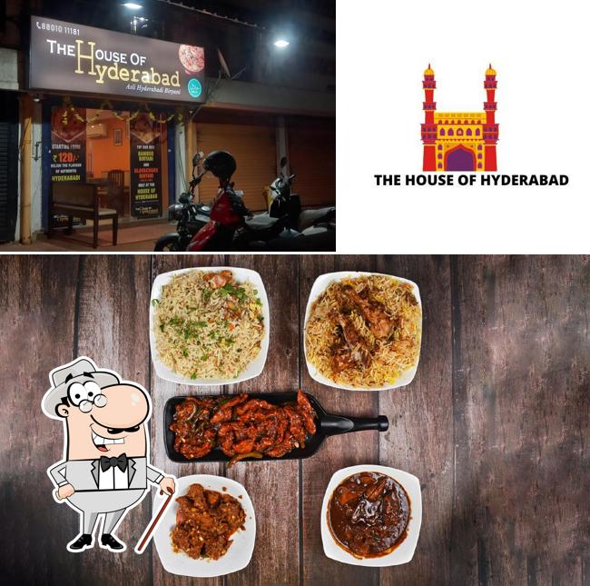 The restaurant's exterior and food